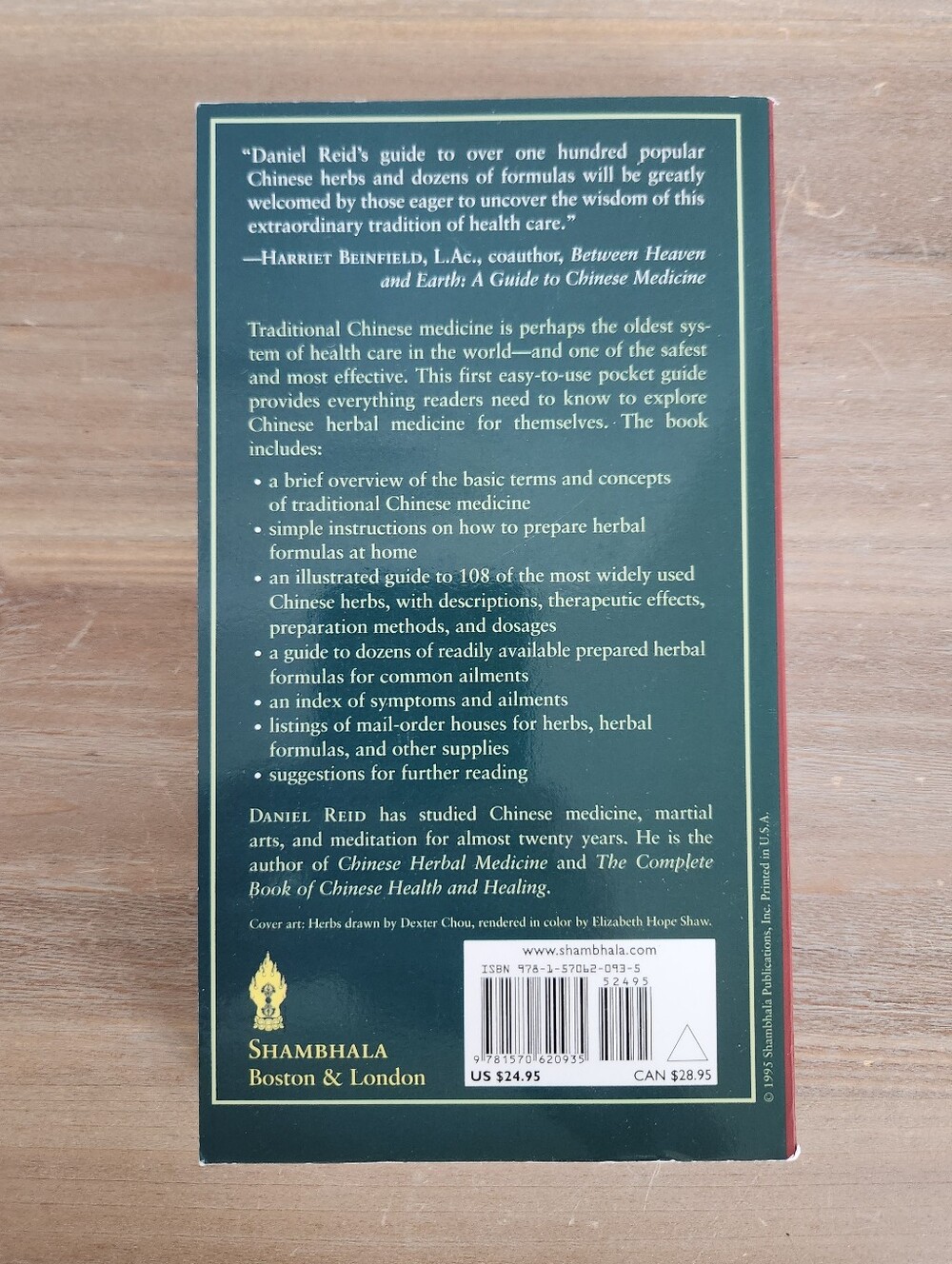 Handbook of Chinese Healing Herbs Daniel Reid 108 Medicinal Herbs Paperback 1995 - Picture 2 of 7